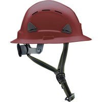 Fibre Metal Climbing Style Helmet with Full Brim, Meets CSA Type 2, Ratchet Suspension, Vented Groupe Belzile Dickner