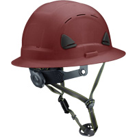 Fibre Metal Climbing Style Helmet with Full Brim, Meets CSA Type 2, Ratchet Suspension, Vented Groupe Belzile Dickner