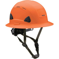 Fibre Metal Climbing Style Helmet with Full Brim, Meets CSA Type 2, Ratchet Suspension, Vented Groupe Belzile Dickner