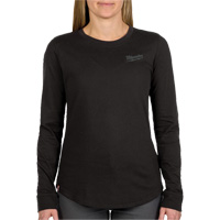 FREEFLEX Long-Sleeve Hybrid T-Shirt, Women's, X-Small, Black Groupe Belzile Dickner