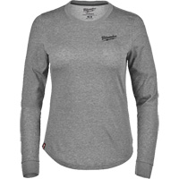 FREEFLEX Long-Sleeve Hybrid T-Shirt, Women's, X-Small, Grey Groupe Belzile Dickner