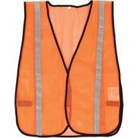 Compact Mesh Safety Vest, High Visibility Orange, Polyester Groupe Belzile Dickner