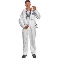 Harness-Compatible Disposable Coverall, Small, White, Tyvek&reg; 500 Groupe Belzile Dickner