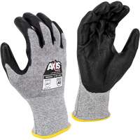 Gants de travail r&eacute;sistants &agrave; la coupe, compatibles avec &eacute;crans tactiles RWG566 AXIS, Taille T-petit, Calibre 18, Rev&ecirc;tement Polyur&eacute;thane, Enveloppe en Acier inoxydable/PEHP, ASTM ANSI niveau A5/EN 388 niveau E Groupe Belzile Dickner