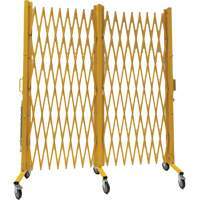 Barri&egrave;re extensible, 84" h x 20' lo, Jaune Groupe Belzile Dickner