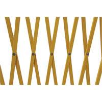 Barri&egrave;re extensible, 84" h x 20' lo, Jaune Groupe Belzile Dickner
