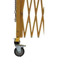 Barri&egrave;re extensible, 84" h x 20' lo, Jaune Groupe Belzile Dickner