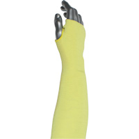 Kut Gard&reg; 2-Ply Cut-Resistant Sleeve with Thumb Hole, Aramid/ATA&reg;, 10", ASTM ANSI Level A6, Yellow Groupe Belzile Dickner