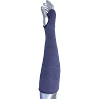 Kut Gard&reg; ECO Series 2-Ply ASP Sleeve with Thumb Hole, Aramid, 14", ASTM ANSI Level A3, Purple Groupe Belzile Dickner