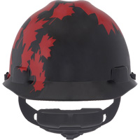 Specialty V-Gard&reg; Hard Hat, Ratchet Suspension, Black/Red Groupe Belzile Dickner
