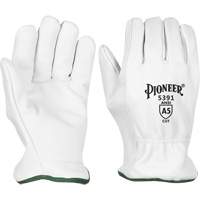 Cut-Resistant Driver's Gloves, Small, Grain Goatskin Palm Groupe Belzile Dickner