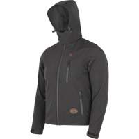 Heated Soft-Shell Jacket, Men's, Small, Black Groupe Belzile Dickner