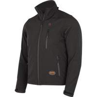 Heated Soft-Shell Jacket, Men's, Small, Black Groupe Belzile Dickner