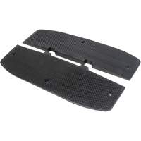 Speed Hump End Caps, Rubber, 2' L x 16" W x 1-1/4" H Groupe Belzile Dickner