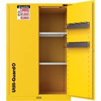 Utili-Guard+ Flammable Safety Cabinet, 45 gal., 2 Door, 43" W x 65" H x 22" D Groupe Belzile Dickner