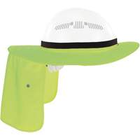 Visi&egrave;re universelle avec protection de la nuque pour casque de s&eacute;curit&eacute; Chill-Its 6661, Lime haute visibilit&eacute; Groupe Belzile Dickner