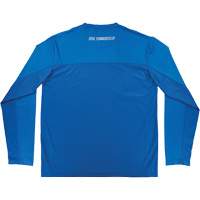 Chill-Its 6689 Cooling Long Sleeve Sun Shirt with UV Protection, Blue, Small Groupe Belzile Dickner