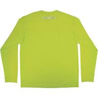 Chill-Its 6689 Cooling Long Sleeve Sun Shirt with UV Protection, High-Visibility Lime-Yellow, Small Groupe Belzile Dickner