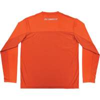 Chill-Its 6689 Cooling Long Sleeve Sun Shirt with UV Protection, Orange, Small Groupe Belzile Dickner
