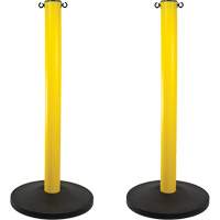 Montant industriel, Hauteur de 37", Jaune Groupe Belzile Dickner