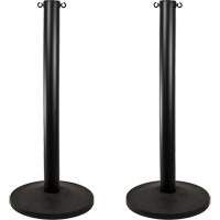 Montant industriel, Hauteur de 37", Noir Groupe Belzile Dickner