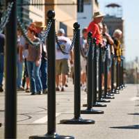 Chaîne de barri&egrave;re en plastique, Vert Groupe Belzile Dickner