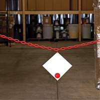 Chaîne de barri&egrave;re en plastique, Vert Groupe Belzile Dickner