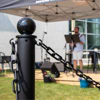 Chaîne de barri&egrave;re en plastique, Vert Groupe Belzile Dickner