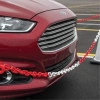 Chaîne de barri&egrave;re en plastique &agrave; deux couleurs, Vert/Blanc Groupe Belzile Dickner