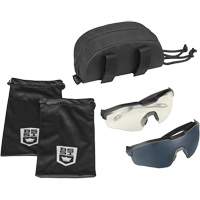 MY6 Safety Glasse Eyeshield Kit, Clear/Smoke Lens, Anti-Fog/Anti-Scratch, ANSI Z87+ Groupe Belzile Dickner