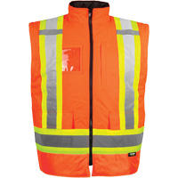 High-Visibility 7-in-1 Jacket, Polyester, High Visibility Orange, X-Small Groupe Belzile Dickner