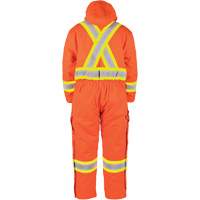 High-Visibility Lined Canvas Overalls, Small, High Visibility Orange Groupe Belzile Dickner