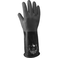Gants r&eacute;sistants &agrave; l'acide 879R, Taille Moyen/8, 14" lo, Caoutchouc butyle, 28 mils Groupe Belzile Dickner