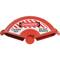 Collapsible Gate Valve Lockout Device, Wheel Type Groupe Belzile Dickner