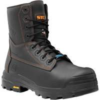 Metpro Flex Work Boots with Metguard, Leather, Size 4, Impermeable Groupe Belzile Dickner
