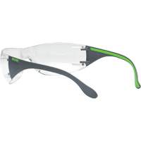 Lunettes de s&eacute;curit&eacute; gris/vert Adapt Lite, Lentille Transparent, Antibu&eacute;e/Anti-&eacute;gratignures, ANSI Z87+/R&eacute;pond ou surpasse la norme CSA Z94.3 Groupe Belzile Dickner