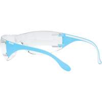 Lunettes de s&eacute;curit&eacute; bleu/blanc Adapt Lite, Lentille Transparent, Antibu&eacute;e/Anti-&eacute;gratignures, ANSI Z87+/R&eacute;pond ou surpasse la norme CSA Z94.3 Groupe Belzile Dickner