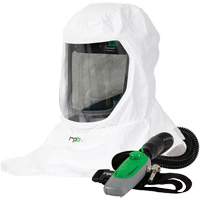 T-Link Respirator with Bump Cap, Breathing Tube & C40, Loose Fitting Hood & Faceshield Groupe Belzile Dickner
