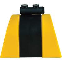 Syst&egrave;me de barri&egrave;re de s&eacute;curit&eacute; HAZLOK, Plastique, Fixation magn&eacute;tique, 30', Ruban Noir et jaune Groupe Belzile Dickner