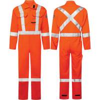 Avenger 7 oz. Coveralls, Size 36, High-Visibility Orange Groupe Belzile Dickner