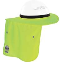 Chill-Its&reg; Lime Green FR Hard Hat Brim with Neck Shade Groupe Belzile Dickner