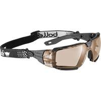 RUSH+ 2.0 XP M/L Safety Glasses with Black & Grey Frame, Copper Lens, Anti-Fog/Anti-Scratch, ANSI Z87+ Groupe Belzile Dickner