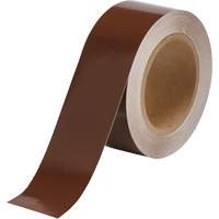Pipe Marker Tape, 90', Brown Groupe Belzile Dickner