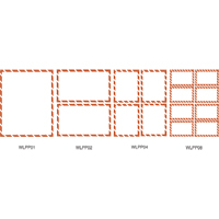 &eacute;tiquettes SIMDUT 100/pqt, Papier, Rouleau, 10-7/8" lo x 8-1/2" la Groupe Belzile Dickner