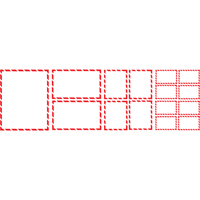 &eacute;tiquettes SIMDUT 400/pqt, Papier, Rouleau, 5-1/2" lo x 4-1/4" la Groupe Belzile Dickner