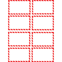 &eacute;tiquettes SIMDUT 800/pqt, Papier, Rouleau, 2-3/4" lo x 4-1/4" la Groupe Belzile Dickner