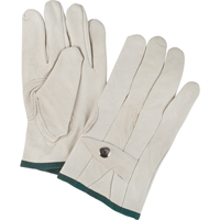 Gants de cordeur d'usage standard, Moyen, Paume Cuir fleur de vache Groupe Belzile Dickner