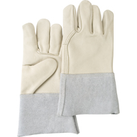 Gants de travail d'usage standard, Grand, Paume en Cuir fleur de vache Groupe Belzile Dickner