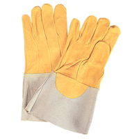 Gants de soudage TIG &agrave; ajustement sup&eacute;rieur, Cuir de daim refendu, Taille 2T-Grand Groupe Belzile Dickner