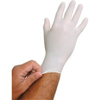 BioTek&reg; Disposable Gloves, Small, Latex, 6-mil, Powdered, White Groupe Belzile Dickner